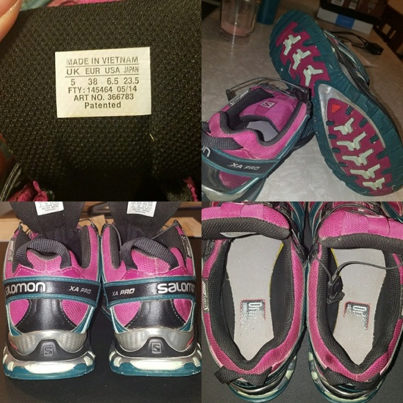 used salomon shoes
